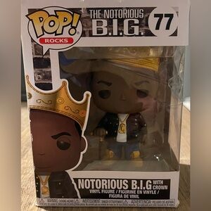 Funko Pop Rocks Notorious B.I.G. with Gold Crown #77